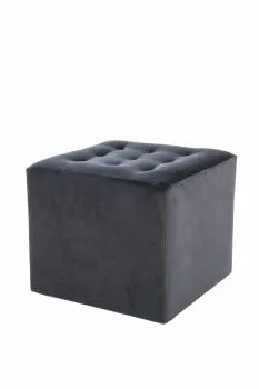 Pufa LORI VELVET czarna