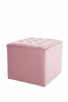 Pufa LORI VELVET antyczny róż