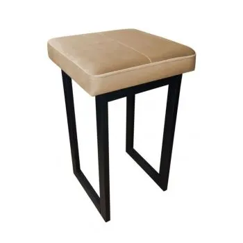 Taboret MAESTRO MG VELVET beżowy - WYPRZEDAŻ
