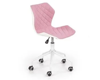 Fotel dla dziecka MATRIX 3 różowy/biały