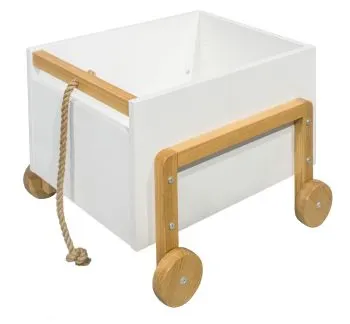 Kontenerek VICTOR biały/dąb