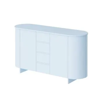 Komoda MEDUNO 163 2D4S niebieska mat