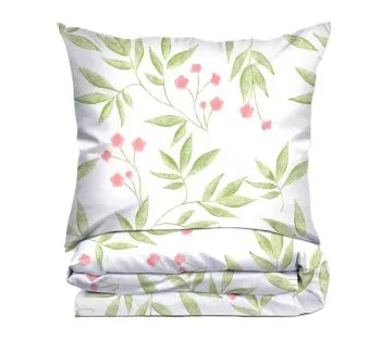 Pościel bawełniana Greno Premium Monday Morning 140x200 cm zielona