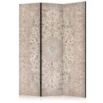 Parawan dwustronny Tła i desenie 135x172 cm 3-częściowy szary