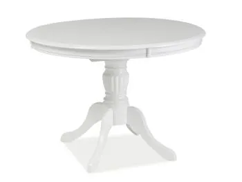 Stół OLIVIA 106(141)x106 biały rozkładany