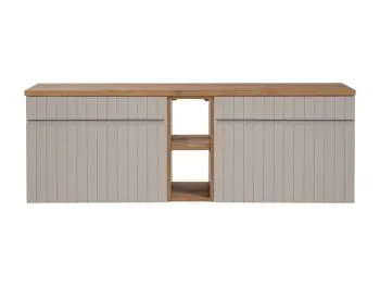 Szafka pod umywalkę nablatową ICONIC CASHMERE 60cm + ICONIC CASHMERE 60cm zestaw z blatem