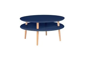 Stolik kawowy UFO Low 70x70 granatowy