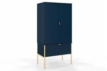 Komoda POLKA 60 granatowa wysoka
