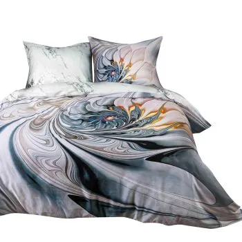 Komplet pościeli satyna bawełniana PANEL 22402 160x200