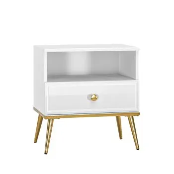 Szafka nocna GALENA biały połysk