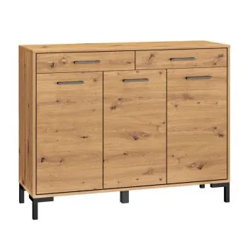 Komoda NIKOLA 120 2S3D dąb artisan