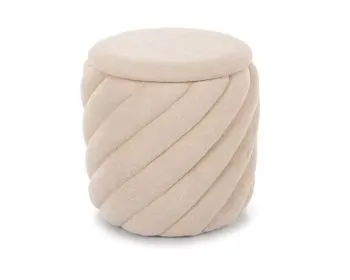 Pufa PELARO ze schowkiem beżowa