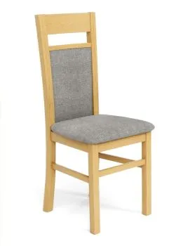 Krzesło GERARD 2 dąb miodowy/szare