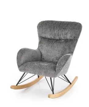 Fotel bujany CASTRO szary