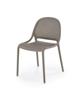Krzesło K532 khaki z tworzywa PVC
