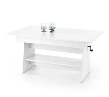 Ława rozkładana podnoszona ERIKA biała