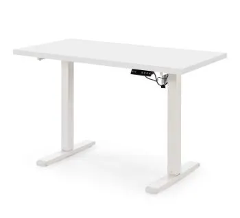 Biurko B54 120x60cm białe z regulacją wysokości