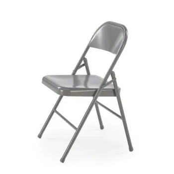 Krzesło metalowe K565 szare składane