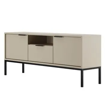 Szafka RTV AUSTIN 135 kaszmir/czarna