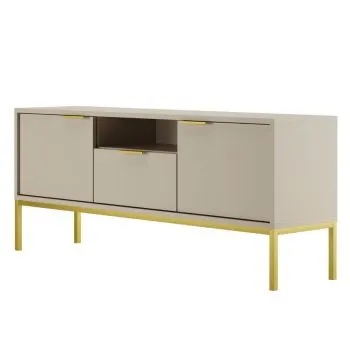 Szafka RTV AUSTIN 135 kaszmir/złota