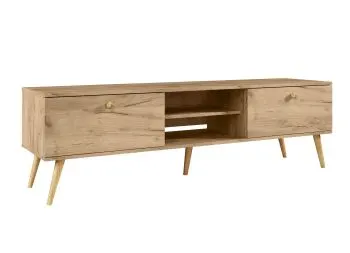 Szafka RTV LEBEL 170 dąb craft złoty