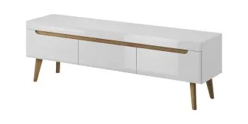 Szafka RTV EBBI 160 biały połysk