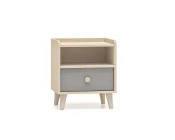 Szafka nocna dziecięca MELLY 10 szara