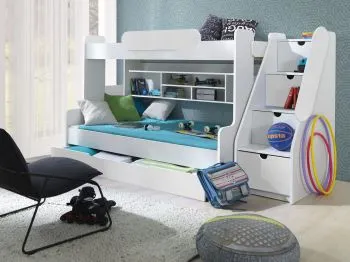 Łóżko wielofunkcyjne REESE 200x120 białe 