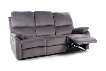 Sofa rozkładana SPENCER 3 VELVET szara