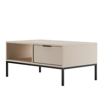 Stolik kawowy AUSTIN 100x60 kaszmir/czarny