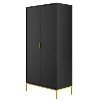 Szafa AUSTIN czarna/złota