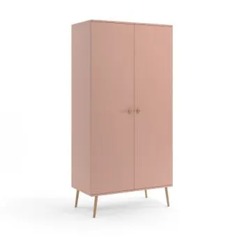 Szafa LEBEL z drążkiem 100cm różowa