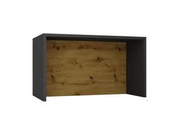 Wyspa kuchenna 140 cm szara/dąb artisan