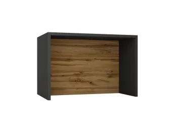 Wyspa kuchenna 120 cm szara/dąb wotan