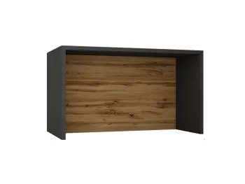 Wyspa kuchenna 140 cm szara/dąb wotan