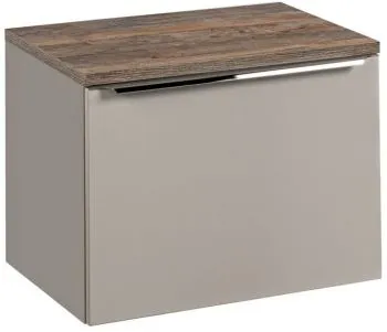 Szafka pod umywalkę nablatową SANTA FE TAUPE 80 cm szara krzemowa