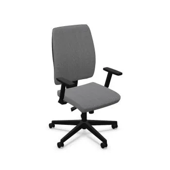 Fotel biurowy TAK TIK szary ergonomiczny