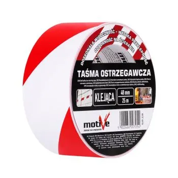 Taśma ostrzegawcza klejąca 48mm/25m Motive