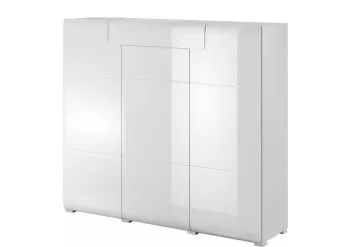 Komoda wysoka TOLEDO 3D1S biała połysk