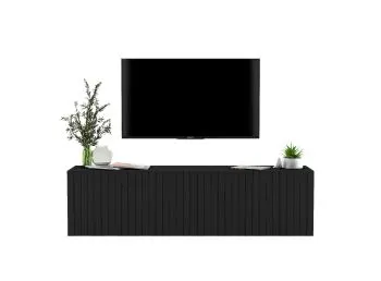 Szafka RTV TAL 2 150 czarna mat