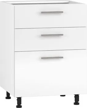 Szafka kuchenna stojąca 60 VENTO D3S-60/82 biały połysk - powystawowa