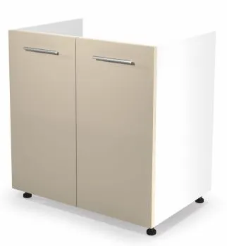 Szafka pod zlew 80 VENTO DK-80/82 beżowy połysk