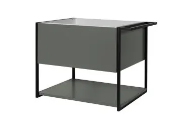 Szafka pod umywalkę LOV 60 cm szaro-zielony półmat