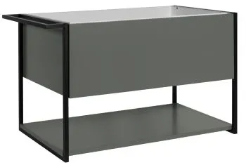 Szafka pod umywalkę LOV 80 cm szaro-zielony półmat