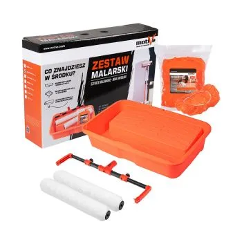 Profesjonalny zestaw malarski Motive V-PRO 2x White Fibra 40cm