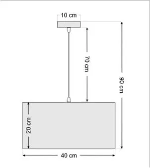 Lampa wisząca KWADRO LEN 007-40w20 jasnobeżowa kwadratowa I sklep meblowy MIRAT.