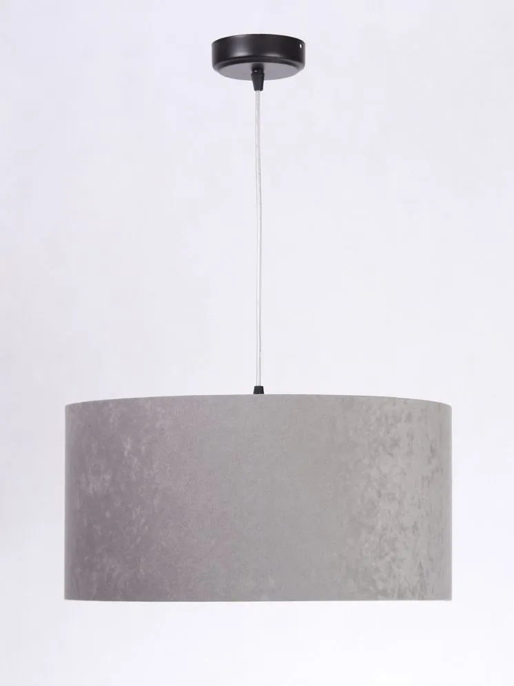 Lampa wisząca HOME 40 szara walec do jadalni | MIRAT.