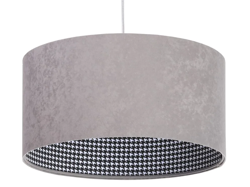 Lampa wisząca HOME 40 szara walec do jadalni | MIRAT.