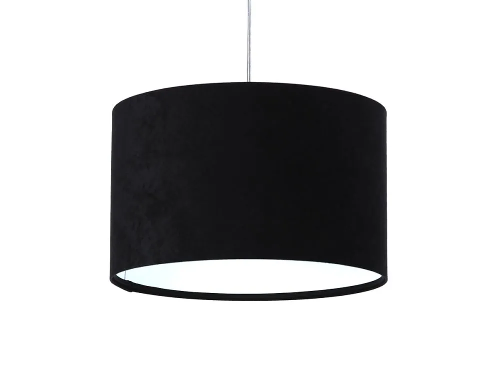 Lampa wisząca HOME 30 czarna/biała walec nowoczesna | MIRAT. w stylu kolekcja