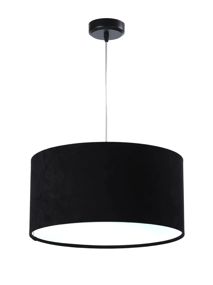 Lampa wisząca HOME 40 czarna/biała polskiej produkcji do salonu | MIRAT. w stylu kolekcja